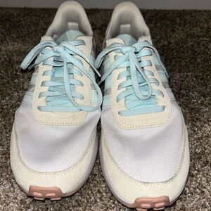 Adidas Turquoise, Tan and White Women’s Sneakers Size 9 1/2